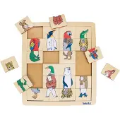 Beleduc Legpuzzel Mix & Match Dieren 24 Stukjes