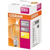 Osram LED lamp - Classic A 100 - E27 - filament - helder - 11W - 1521 lumen - warm wit - niet dimbaar