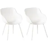 Hartman Sophie Elegance Rondo Diningstoel - Set van 2 Wit