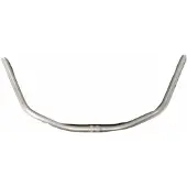 Ergotec stuurbocht 600 x 25,4 mm staal zilver/grijs