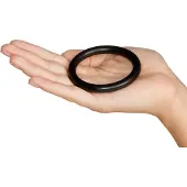 Rimba rubberen penisring - Zwart - 55 mm