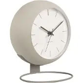 Karlsson Tafelklok Nirvana Globe - Grijs - Ø21cm - Modern