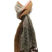 P-Modekontor Dames Sjaal Beige