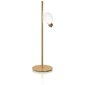 Slamp Tafellampe , Idea, Goud / Messing, Woonkamer, Metaal, Designer