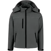 Bestex Softshell jas basic met capuchon XXL / Grijs