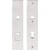 Formani Square LSQSM-50KT massieve veiligheidsschilden met kerntrekbeveiliging kruk/kruk SKG*** PC55 - mat RVS