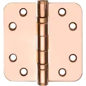 Formani Kogellagerscharnier | 89x89 | PVD Koper | LBSA8989 Afgerond