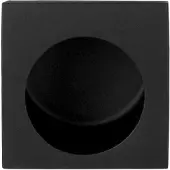 Formani Square LSQ27 fingertip kopse kant deur - mat zwart