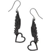 Alchemy - Passio Wings of Love (pair) Oorbellen - Zwart