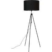 Zuiver Lesley Vloerlamp - Industrieel Design - Zwart - hoogte 145 cm