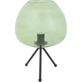 Light & Living Tafellamp Glas Groen-Matzwart Mayson Ø 30 x 43cm