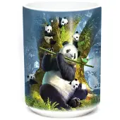 The Mountain 15 oz. Ceramic Mug - Pan Da Bear