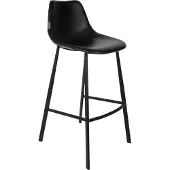 Dutchbone Barkruk Franky Black - 80 cm