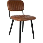 White Label Stoel Jake Worn Brown