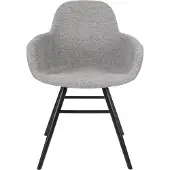Zuiver Stoel Albert Kuip Soft Armchair Light Grey