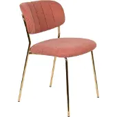 White Label Stoel Jolien Gold Pink