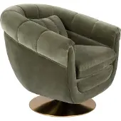 Dutchbone Loungestoel Member Olive