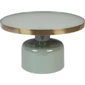 Zuiver Glam Salontafel ijzer/glas Ø60x35 cm
