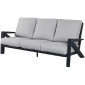 AVH-Collectie Fortaleza 3-zitsbank antraciet aluminium