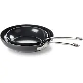 Greenpan Barcelona Koekenpan Ø20 & 28 Cm 2 Delen - Koekenpannen Aluminium Black - CC001865-001