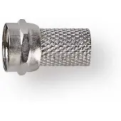 Nedis F-connector 6.4 mm plug - Nedis (Mannelijk, Metaal)