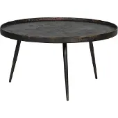 Woood Bounds Bijzettafel XL - Metaal - Antique Goud - 40x76x76