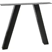 Woood Tablo Utrecht Poot Kd 1 Stuks - Metaal - Zwart - 72x79x10