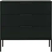Woood Adam Ladekast - Grenen - Zwart - 93x94x52