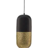 Woood Tirsa Hanglamp - Metaal - Zwart/Brass - 46x20x20