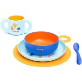 Suavinex Kinderservies + bestek, Hygge Jongen