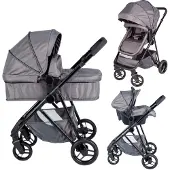 Bebies First Kinderwagen 3in1 Optima Grey