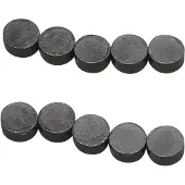 Rayher Hobby Materialen Rayher hobby magneten - 30x - rond - knutsel/koelkast magneten - 8 x 4 mm