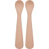 Jollein Pale Pink 2 stuks Siliconen Lepels 710-001-00090