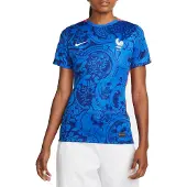 Nike Frankrijk dames thuistenue EK 2022 blauw/rood