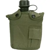 Fosco Veldfles PVC met hoes 1L - Groen