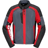 Spidi Tek Net motorjas, zwart/grijs/rood, maat 2XL