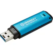 Kingston Technology IronKey Vault Privacy 50 USB flash drive USB Type-A 3.2 Gen 1 (3.1 Gen 1) Zwart, Blauw