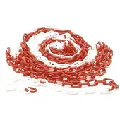 Perel Rood/witte ketting - 10m