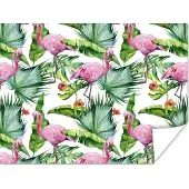 PosterMonkey Poster Bladeren - Flamingo - Bloemen - Jungle - 40x30 cm