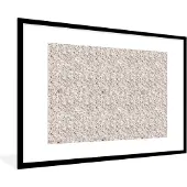 PosterMonkey Fotolijst incl. Poster - Patroon - Graniet - Structuur - 120x80 cm - Posterlijst