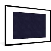 PosterMonkey Fotolijst incl. Poster - Leer - Structuur - Dierenhuid - 120x80 cm - Posterlijst