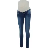 Mamalicious Jeans 'Mllola' blauw denim / grijs gemêleerd