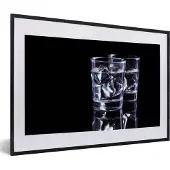 PosterMonkey Fotolijst incl. Poster - Alcohol - Glazen - Drank - 60x40 cm - Posterlijst