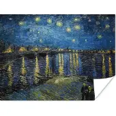 PosterMonkey Poster Van Gogh - Brug - Oude meesters - 80x60 cm