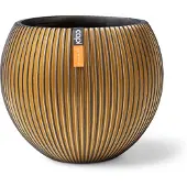 Capi Europe Bloempot Groove Zwart / Goud D 29 H 26 Cm