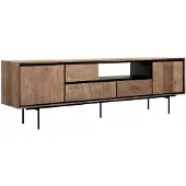 DTP Home Metropole tv-meubel teakhout 195x40x60cm