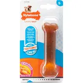 Nylabone Puppy Bone Flexible Bruin - Hondenspeelgoed - Small Tot 11kg