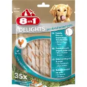 8In1 Delights Pro Dental Twist Sticks Kip 35 stuks