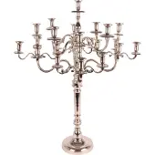 Baroque - Kandelaar - Kandelaar 25-Arms 100 cm - Zilver - Aluminium - 100x80x80 - Aluminium