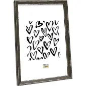 Deknudt Fotokader in zwart met zilverkleurig biesje 13x18 S46DF2
